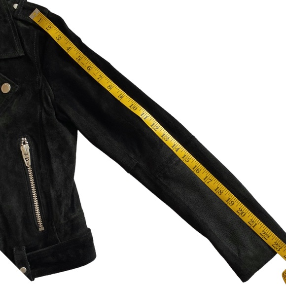 BLANKNYC black suede moto jacket, size x-small - Picture 8 of 10